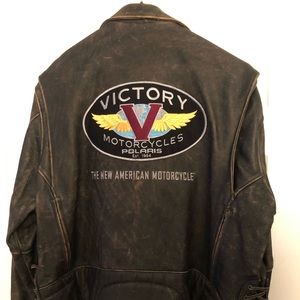 Victory cycles genuine leather jacket